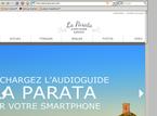 Site internet et application mobile La Parata