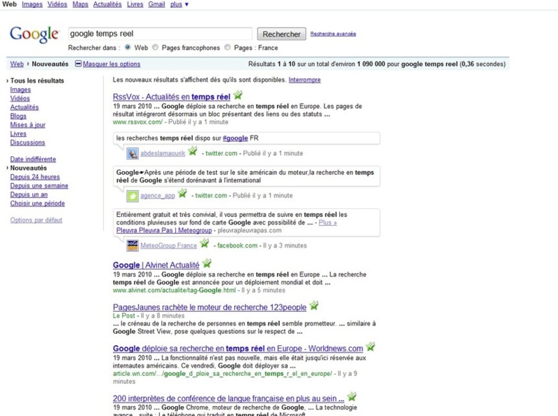 Google en temps réel parle donc français. Google en temps réel parle donc français.