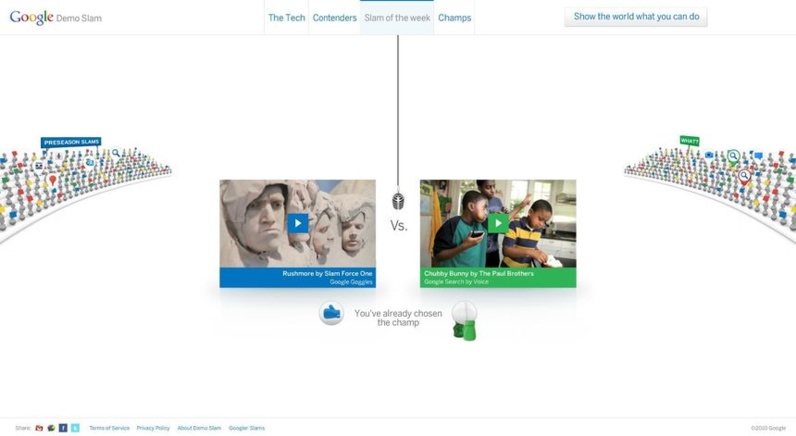 Google Slam, le nouveau gadget Google Google Slam, le nouveau gadget Google