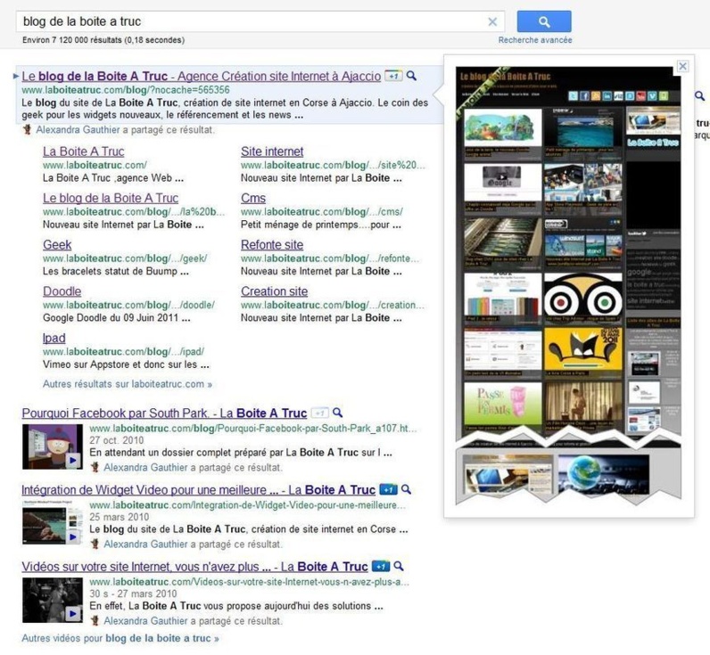 Le blog de la Boite A Truc sur Google