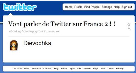 Twitter et envoyé spécial