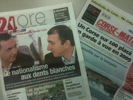 24 Ore, nouveau quotidien en Corse. 24 Ore, nouveau quotidien en Corse.