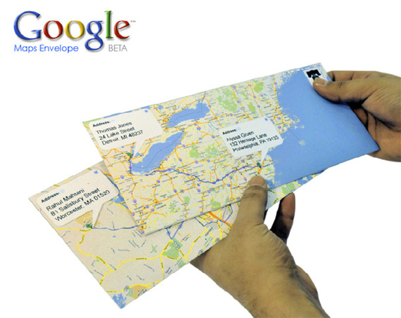 Google Enveloppes by Google Maps