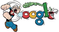 Google Logo Popeye