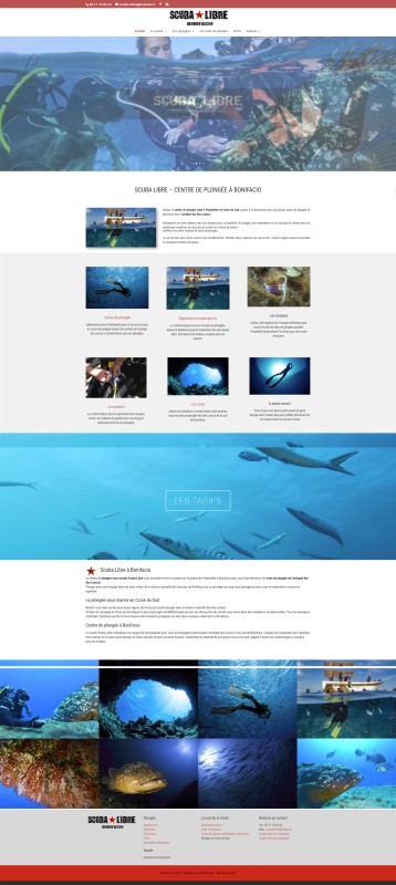 Nouvelle réalisation : le site Scuba Libre Nouvelle réalisation : le site Scuba Libre