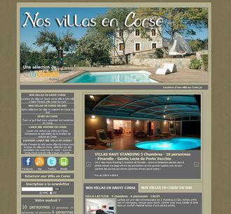 Location de villas en Corse