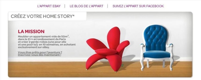 Ebay se lance dans le web Realité ou le home story pour ses 10 ans.