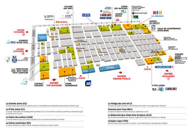 Le plan d'accès au Stand