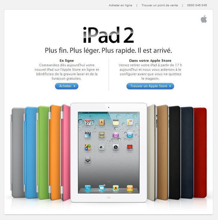 I Pad 2...le retour !