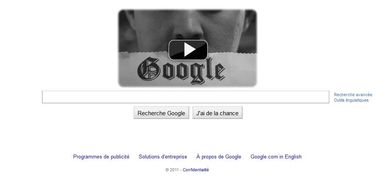 Google Doodle Chaplin du 15 Avril