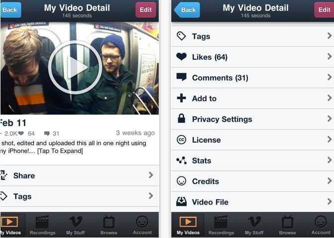 Vimeo sur Appstore et donc sur les Iphone et Ipad de La Boite A Truc