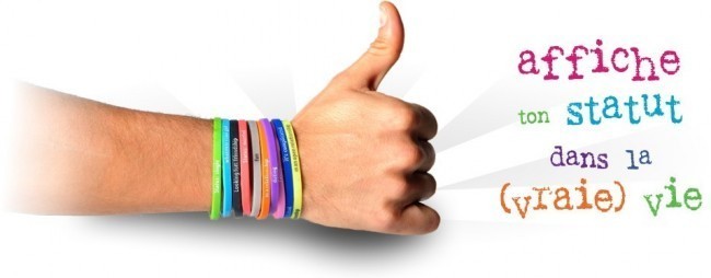 Les bracelets statut de Buump....Facebook ou Zinzala? Les bracelets statut de Buump....Facebook ou Zinzala?
