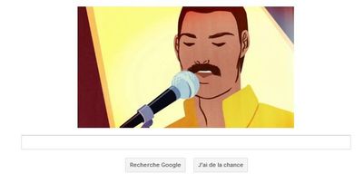 Google Rocks ! Un doodle Freddie Mercury ...Google save the Queen Google Rocks ! Un doodle Freddie Mercury ...Google save the Queen