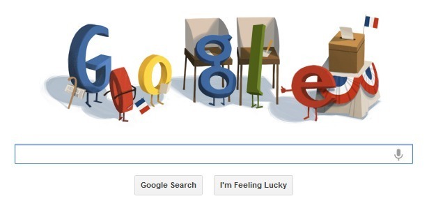 Un Doodle spéciale 2eme tour de éléction présidentielle