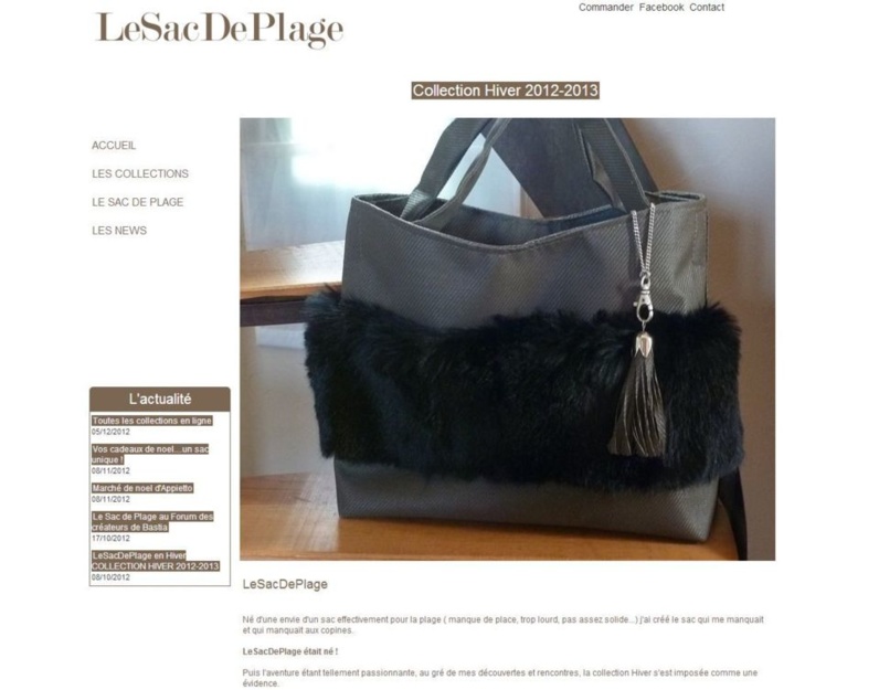 Nouveau site LeSacDePlage par La Boite A Truc