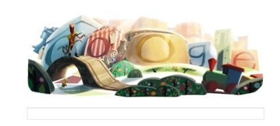 25 décembre et 2eme Doodle Joyeuses fêtes.