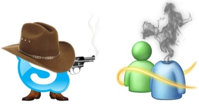 La fin de MSN, Skype m'a tuer !