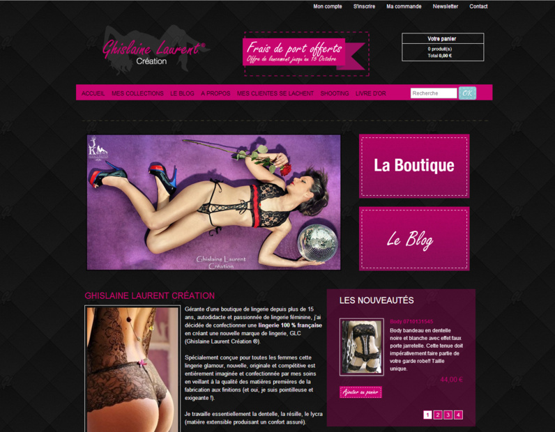 Nouveau site internet GLC Lingerie
