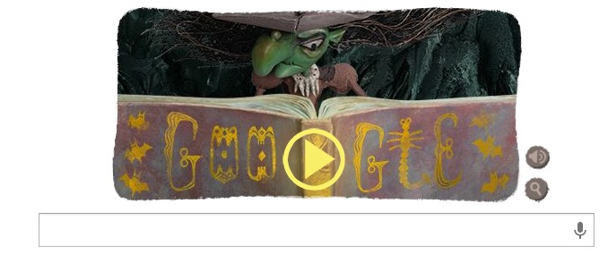 Les sorcières d'Halloween pour le Doodle du 31 octobre