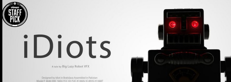 iDiots....les robots de La Boite A Truc et la mode des smartphones