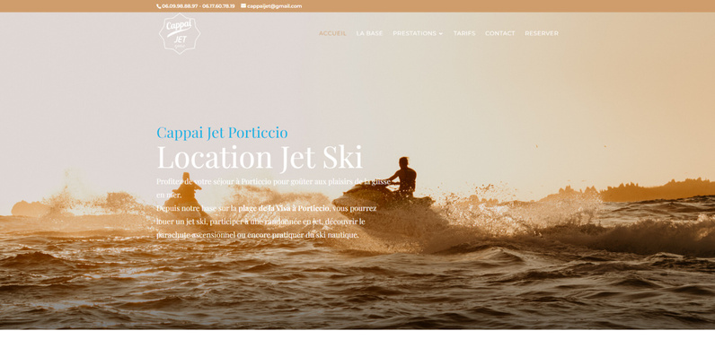 Nouveau site : Cappai Jet Porticcio