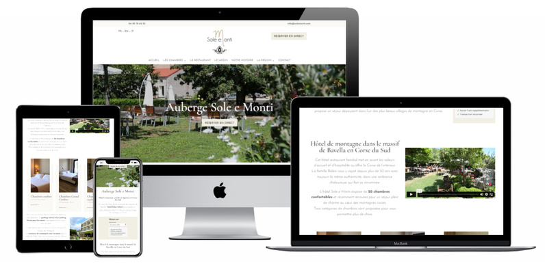 Nouveau site : Hôtel Sole e Monti à Quenza