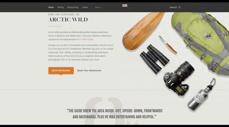 Etourisme, un coup de coeur pour le site Artic Wild