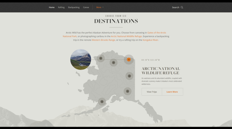 Etourisme, un coup de coeur pour le site Artic Wild