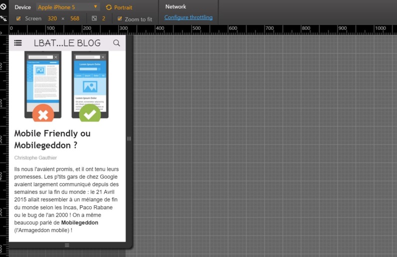 Comment tester l'affichage Responsive d'un site internet ?
