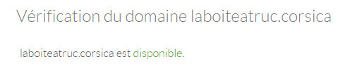 Dot Corsica, avoir son extension en .corsica !