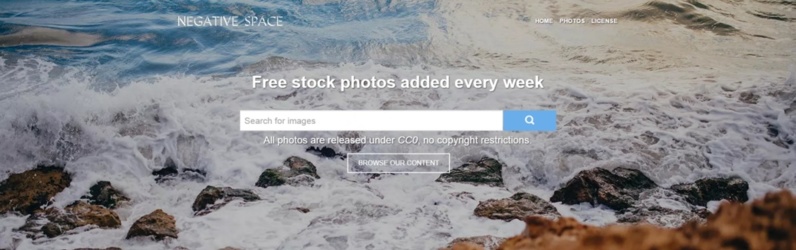 Negative Space, service de photos gratuites pour blog