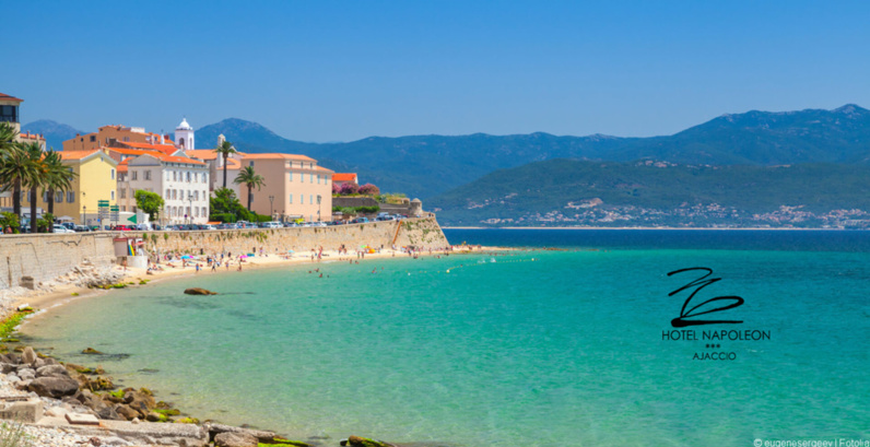 Nouveau site internet : refonte de l'hôtel Napoléon à Ajaccio