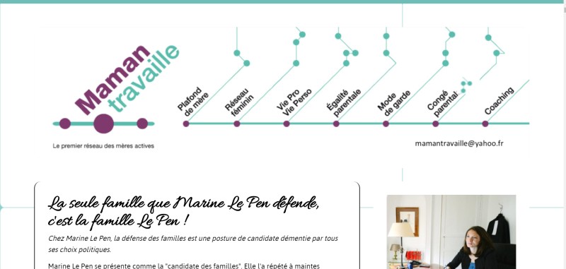 Quand une blogueuse entre au gouvernement : Maman Travaille de Marlène Schiappa