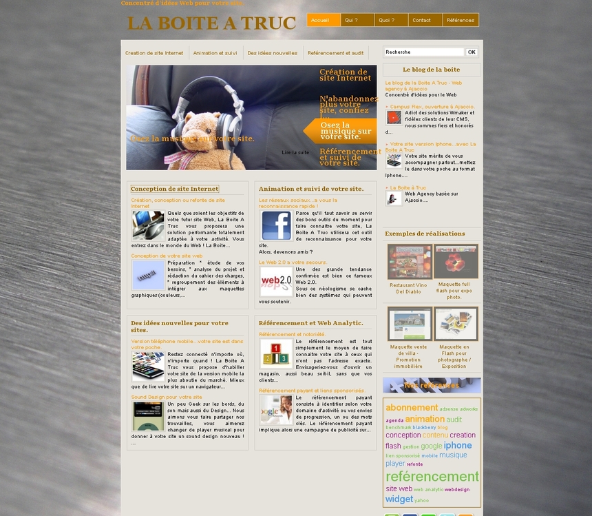 Le site de La Boite A Truc en ligne !