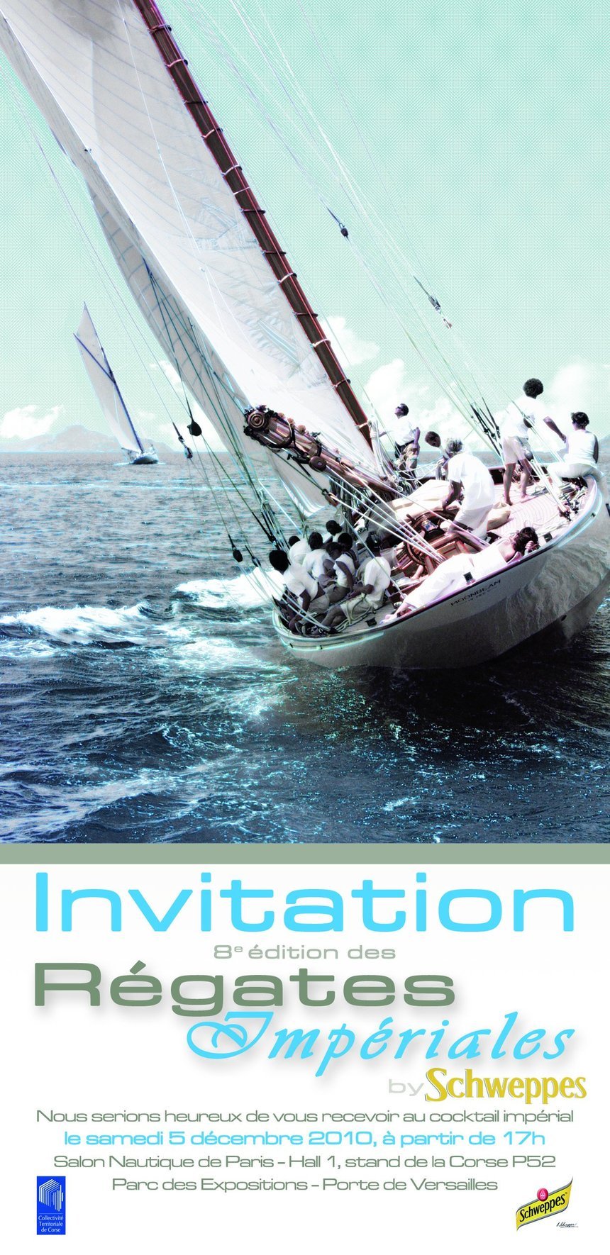 Les regates imperiales d'Ajaccio au salon Nautique à Paris