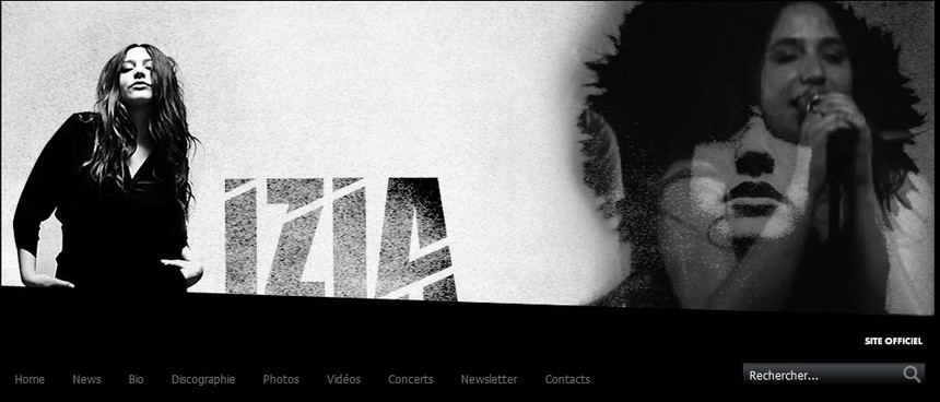 Izia, Good music et site Web Izia, Good music et site Web