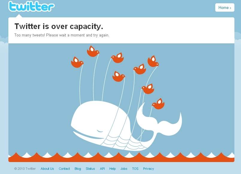 Twitter over capacity ? ou attaque du Buzz de Google?