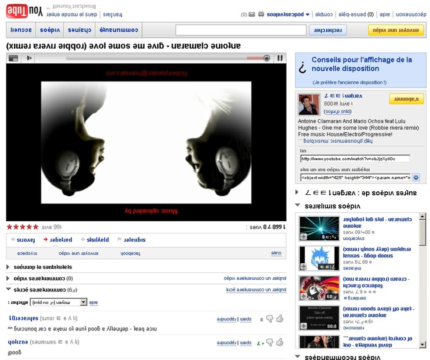 You Tube, version renversante ce 1er Avril