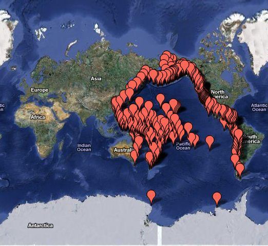 Google Map Tsunami