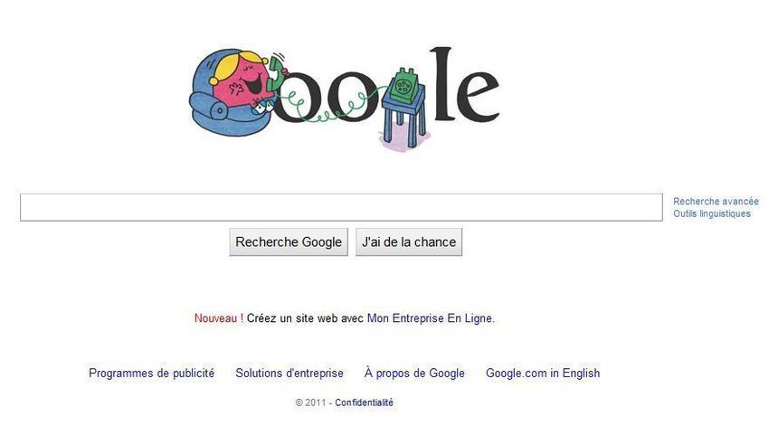 Google Doodle Monsieur Madame