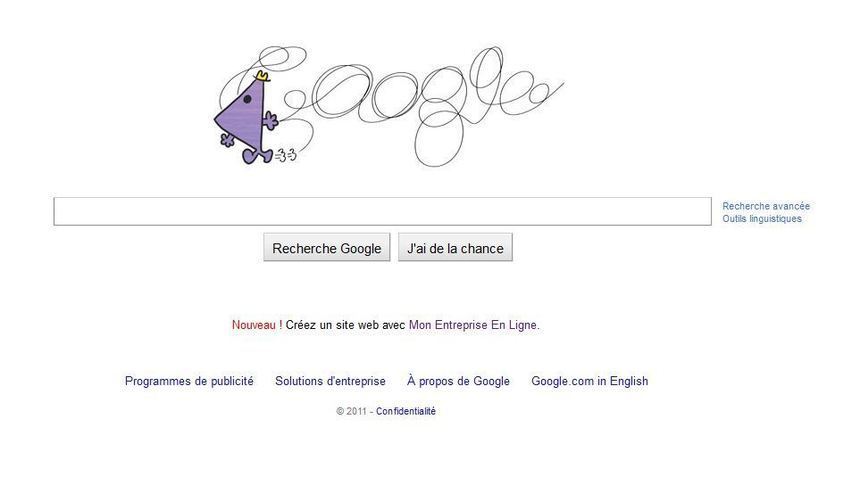 Google Doodle Monsieur Madame