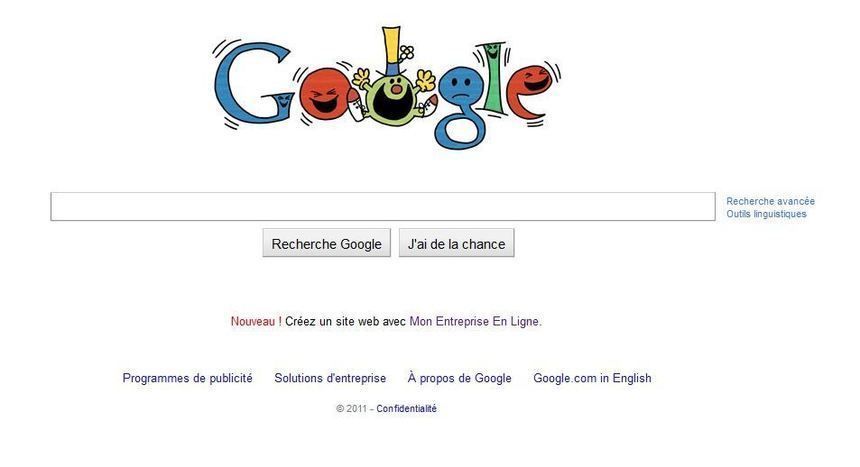 Monsieur et Madame à l'honneur des Doodle Google du 09 Mai