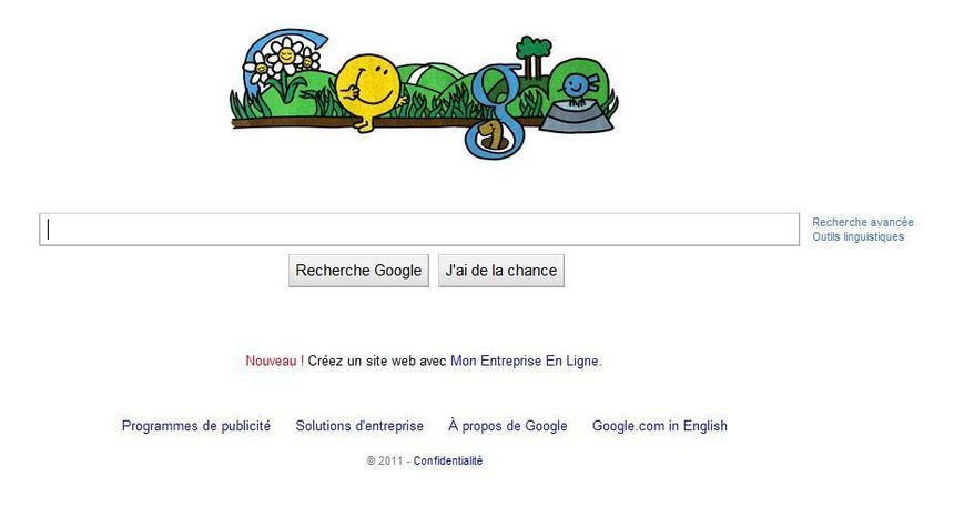Monsieur et Madame à l'honneur des Doodle Google du 09 Mai