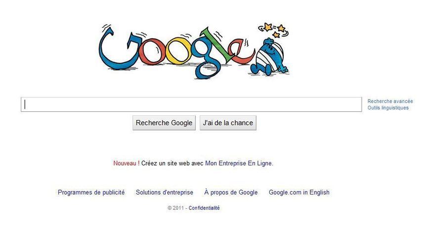 Monsieur et Madame à l'honneur des Doodle Google du 09 Mai