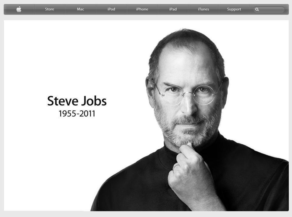 Steve Jobs sur Apple.com
