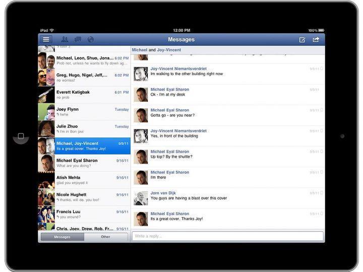 Facebook Ipad