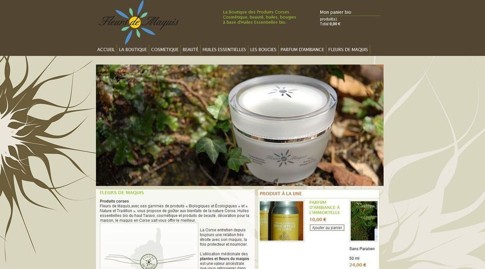 Boutique de produit corse aux huiles essentielles Boutique de produit corse aux huiles essentielles
