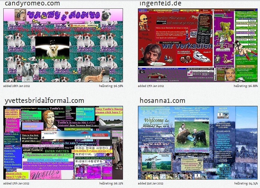 Tout ce qu'il ne faut plus voir dans le Web : Websites from evil