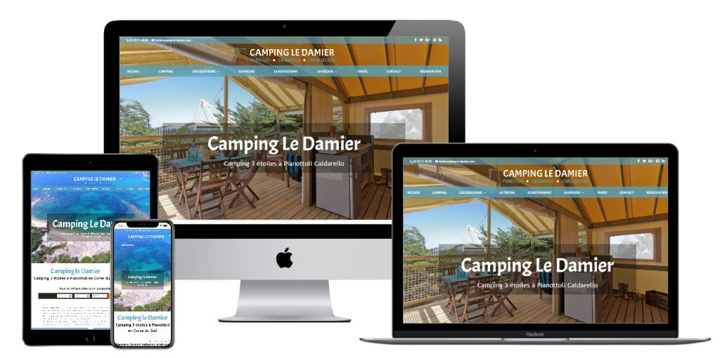 Nouveau site : Camping Le Damier à Pianottoli Nouveau site : Camping Le Damier à Pianottoli