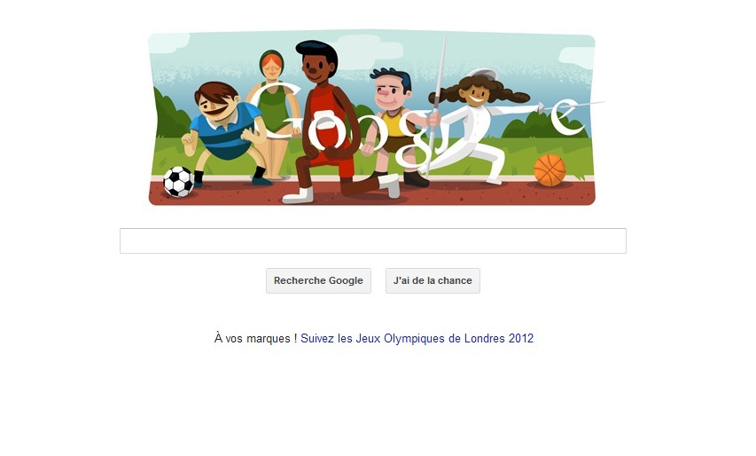 Doodle Ouverture Jeux Olympiques 2012